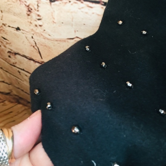 Armani exchange black cocktail dress with Beating - Picture 4 of 7